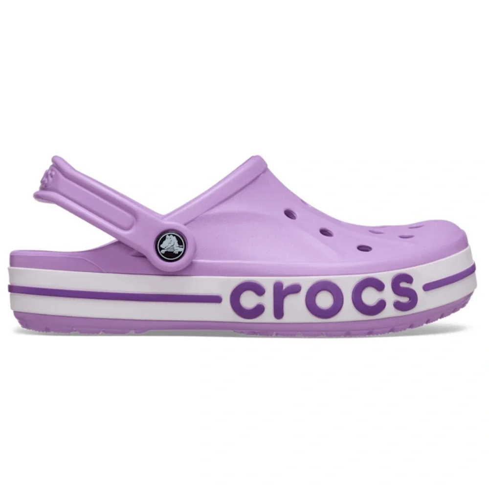 CROCS Purple Sandals with Ventilation and Pivoting Heel Strap - Picture 6 of 9
